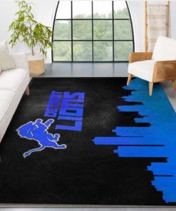 NFL Sport Detroit Lions Rug Home Floor Decor NABL384