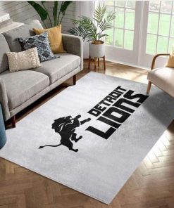 NFL Sport Detroit Lions Rug Home Floor Decor NABL368