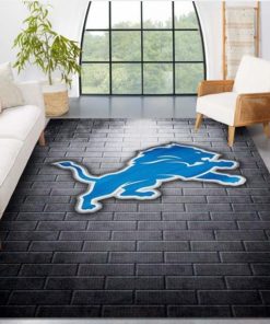 NFL Sport Detroit Lions Rug Home Floor Decor NABL361