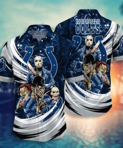 NFL Sport Indianapolis Colts Button Shirt Design 3D Full Printed Sizes S - 5XL NABY315