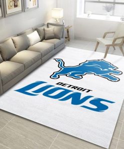 NFL Sport Detroit Lions Rug Home Floor Decor NABL354