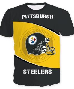 NFL Sport Pittsburgh Steelers T-shirt Design 3D Full Printed Sizes S - 5XL - NMCS140