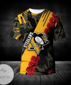 NFL Sport Pittsburgh Steelers T-shirt Design 3D Full Printed Sizes S - 5XL - NMCS067