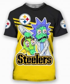 NFL Sport Pittsburgh Steelers T-shirt Design 3D Full Printed Sizes S - 5XL - NMCS052