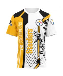 NFL Sport Pittsburgh Steelers T-shirt Design 3D Full Printed Sizes S - 5XL - NMCS051
