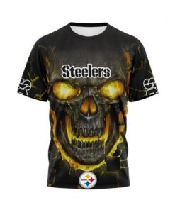 NFL Sport Pittsburgh Steelers T-shirt Design 3D Full Printed Sizes S - 5XL - NMCS049
