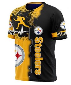 NFL Sport Pittsburgh Steelers T-shirt Design 3D Full Printed Sizes S - 5XL - NMCS046