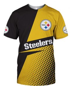 NFL Sport Pittsburgh Steelers T-shirt Design 3D Full Printed Sizes S - 5XL - NMCS045