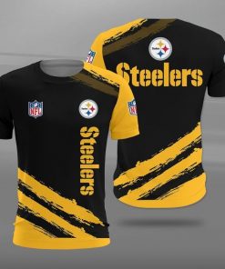 NFL Sport Pittsburgh Steelers T-shirt Design 3D Full Printed Sizes S - 5XL - NMCS043