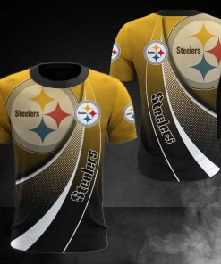 NFL Sport Pittsburgh Steelers T-shirt Design 3D Full Printed Sizes S - 5XL - NMCS042