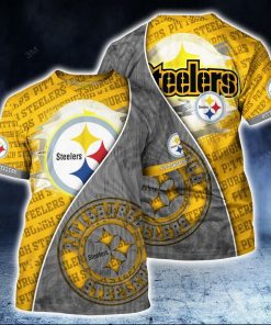NFL Sport Pittsburgh Steelers T-shirt Design 3D Full Printed Sizes S - 5XL - NMCS040
