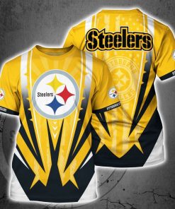 NFL Sport Pittsburgh Steelers T-shirt Design 3D Full Printed Sizes S - 5XL - NMCS038