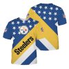 NFL Sport Pittsburgh Steelers T-shirt Design 3D Full Printed Sizes S - 5XL - NMCS035