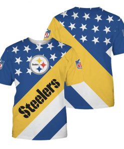 NFL Sport Pittsburgh Steelers T-shirt Design 3D Full Printed Sizes S - 5XL - NMCS035