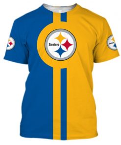 NFL Sport Pittsburgh Steelers T-shirt Design 3D Full Printed Sizes S - 5XL - NMCS031