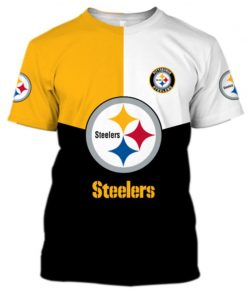 NFL Sport Pittsburgh Steelers T-shirt Design 3D Full Printed Sizes S - 5XL - NMCS028