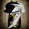 NFL Sport Pittsburgh Steelers T-shirt Design 3D Full Printed Sizes S - 5XL - NMCS027