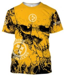 NFL Sport Pittsburgh Steelers T-shirt Design 3D Full Printed Sizes S - 5XL - NMCS018