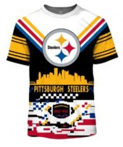 NFL Sport Pittsburgh Steelers T-shirt Design 3D Full Printed Sizes S - 5XL - NMCS002