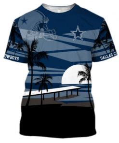 NFL Sport Dallas Cowboys T-shirt Design 3D Full Printed Sizes S - 5XL - TLEA127B