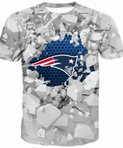 NFL Sport New England Patriots T-shirt Design 3D Full Printed Sizes S - 5XL - NAKA121