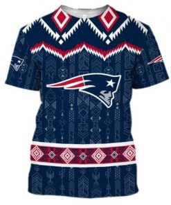 NFL Sport New England Patriots T-shirt Design 3D Full Printed Sizes S - 5XL - NAKA104