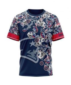 NFL Sport New England Patriots T-shirt Design 3D Full Printed Sizes S - 5XL - NAKA101