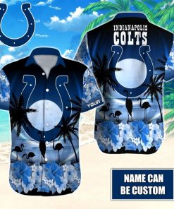 NFL Sport Indianapolis Colts Custom Name Button Shirt Design 3D Full Printed Sizes S - 5XL NABY302