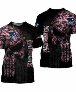 NFL Sport New England Patriots T-shirt Design 3D Full Printed Sizes S - 5XL - NAKA94
