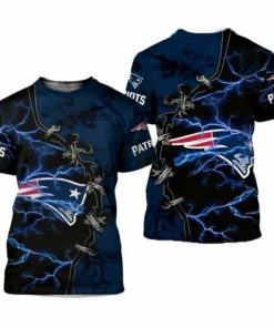 NFL Sport New England Patriots T-shirt Design 3D Full Printed Sizes S - 5XL - NAKA93