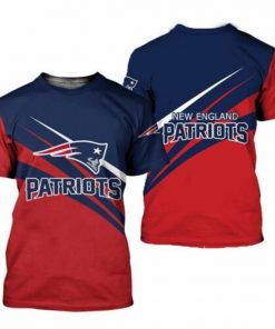NFL Sport New England Patriots T-shirt Design 3D Full Printed Sizes S - 5XL - NAKA84