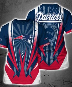 NFL Sport New England Patriots T-shirt Design 3D Full Printed Sizes S - 5XL - NAKA79