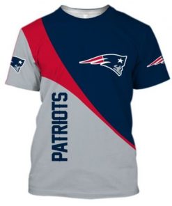 NFL Sport New England Patriots T-shirt Design 3D Full Printed Sizes S - 5XL - NAKA71