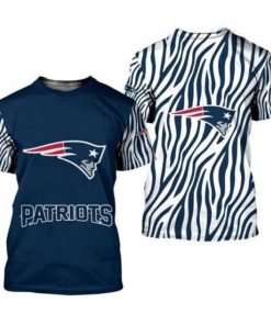 NFL Sport New England Patriots T-shirt Design 3D Full Printed Sizes S - 5XL - NAKA64