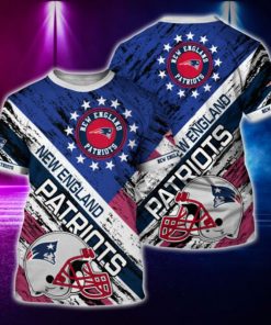 NFL Sport New England Patriots T-shirt Design 3D Full Printed Sizes S - 5XL - NAKA61