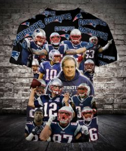 NFL Sport New England Patriots T-shirt Design 3D Full Printed Sizes S - 5XL - NAKA54