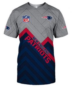 NFL Sport New England Patriots T-shirt Design 3D Full Printed Sizes S - 5XL - NAKA46