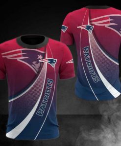 NFL Sport New England Patriots T-shirt Design 3D Full Printed Sizes S - 5XL - NAKA40