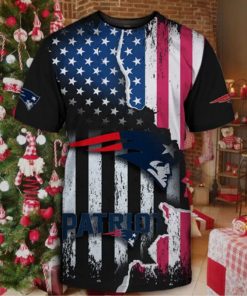 NFL Sport New England Patriots T-shirt Design 3D Full Printed Sizes S - 5XL - NAKA37