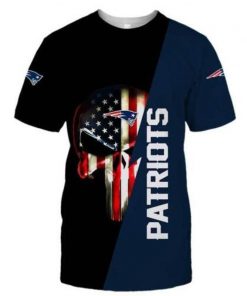 NFL Sport New England Patriots T-shirt Design 3D Full Printed Sizes S - 5XL - NAKA33