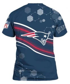 NFL Sport New England Patriots T-shirt Design 3D Full Printed Sizes S - 5XL - NAKA30