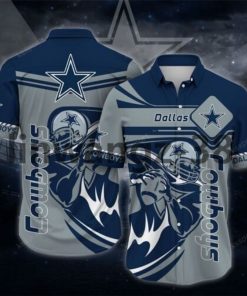 NFL Sport Dallas Cowboys Button Shirt Design 3D Full Printed Sizes S - 5XL TLEA113