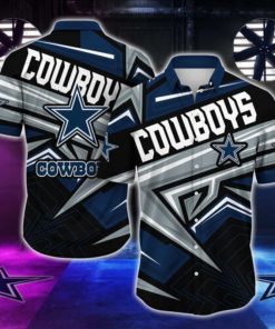NFL Sport Dallas Cowboys Button Shirt Design 3D Full Printed Sizes S - 5XL TLEA130