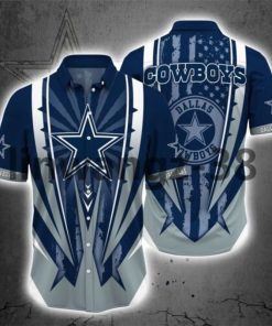 NFL Sport Dallas Cowboys Button Shirt Design 3D Full Printed Sizes S - 5XL TLWA36A