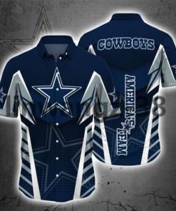 NFL Sport Dallas Cowboys Button Shirt Design 3D Full Printed Sizes S - 5XL TLWA37A