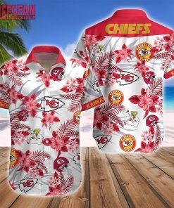 NFL Sport Kansas City Chiefs Button Shirt Design 3D Full Printed Sizes S - 5XL NABJ280