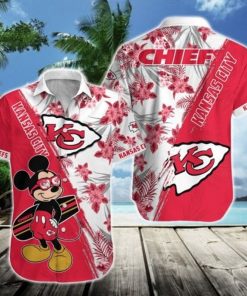 NFL Sport Kansas City Chiefs Button Shirt Design 3D Full Printed Sizes S - 5XL NABJ297