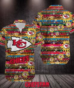 NFL Sport Kansas City Chiefs Button Shirt Design 3D Full Printed Sizes S - 5XL NABJ97