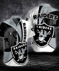 NFL Sport Las Vegas Raiders Button Shirt Design 3D Full Printed Sizes S - 5XL NADA140