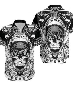 NFL Sport Las Vegas Raiders Button Shirt Design 3D Full Printed Sizes S - 5XL NAFA18